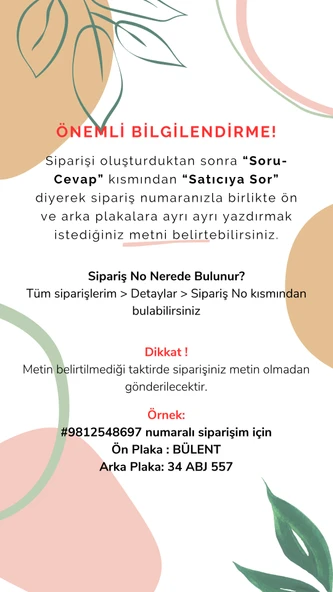 Kırmızı Vosvos 10 cm Kişiye Özel Plakalı - 3