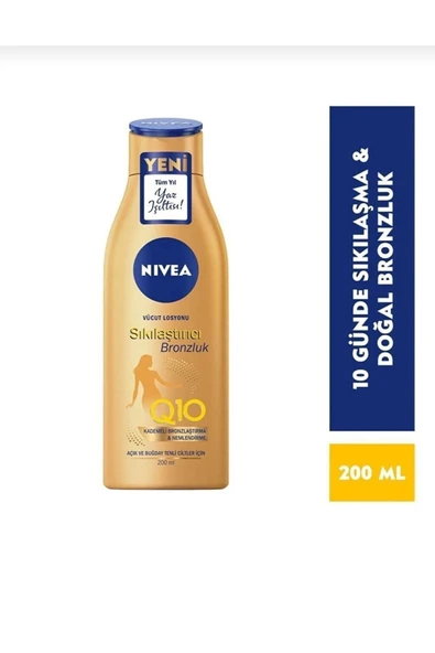 Q10 Sıkılaştırıcı & Bronzlaştırıcı Vücut Losyonu 200 ml