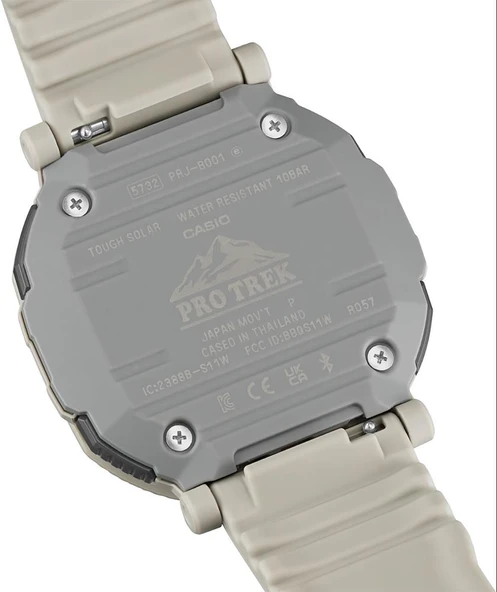 Casio Pro-Trek PRJ-B001-7DR Güneş Enerjili Erkek Kol Saati - 3