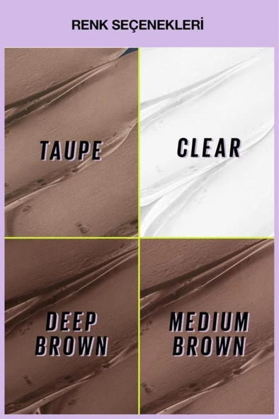 Maybelline New York Super Lock Brow Glue Kaş Sabitleyici Maskara - Koyu Kahverengi - 3