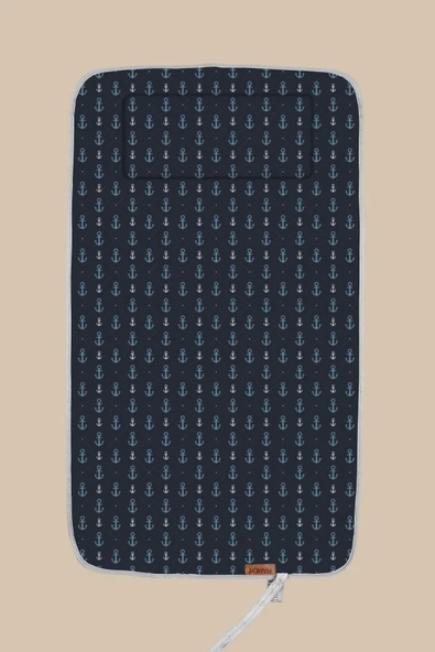 Anne Bebek Bakım Örtüsü Yenidoğan Alt Açma Değiştirme Anchor Organizer Pedi Minderi Çift Taraflı - Resim 7