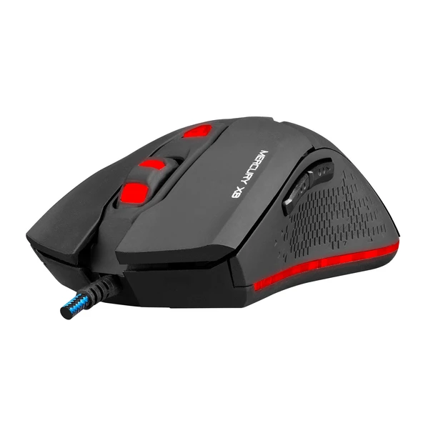 Everest Mercury X8 Usb Siyah 6D Optik Oyun Mouse - 2
