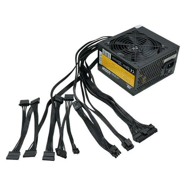 PowerBOOST 600W PB600AR 12cm Fanlı Power Supply - Resim 4