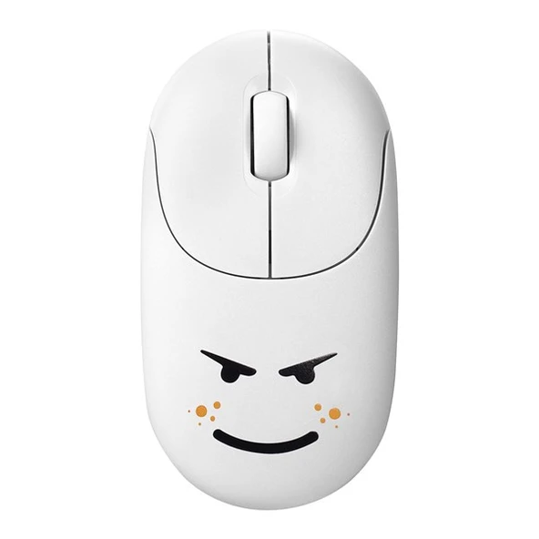 Everest SM-26 FASHION 2.4Ghz Beyaz Kabartmalı Kablosuz Mouse - 2
