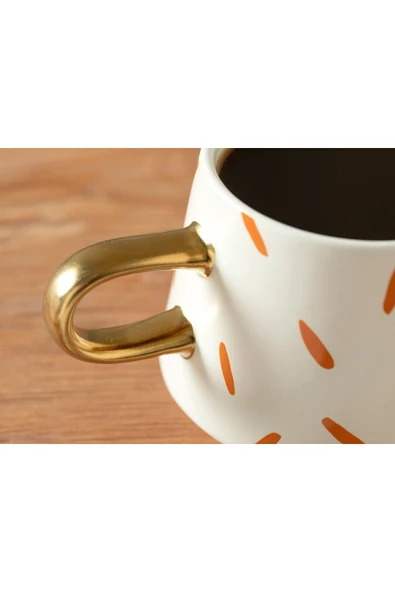 Apaz Stoneware Kupa 350 Ml Turuncu - 3
