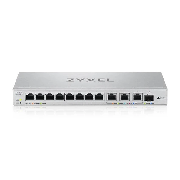 ZYXEL 12port XGS1250-12 v5 8port GIGABIT 3port 10GbE-1-SFP 10GGbE YÖNETİLEBİLİR SWITCH - Resim 4