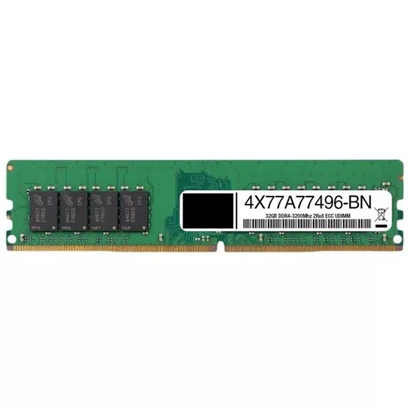 LENOVO 32GB TRUDDR4 3200MHZ 2RX8 ECC UDIMM SUNUCU RAM