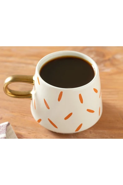 Apaz Stoneware Kupa 350 Ml Turuncu - 2