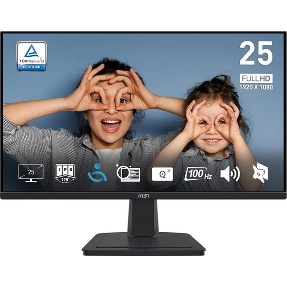 MSI 24.5" FLAT IPS PRO MP251 E2 1MS 120HZ HDMI-DP EV İŞ MONİTÖRÜ 1920X1080