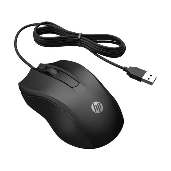 HP 822M9UT Kablosuz Siyah Mouse 105 Wired - Resim 2