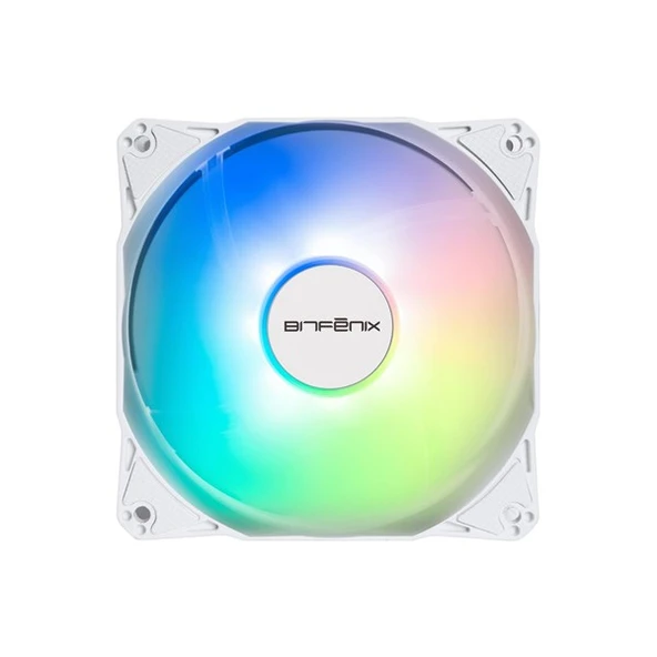 BITFENIX 360mm CUBE 360 AIO-360-WW27A-RP ARGB Sıvı Soğutmalı AM5-1851p İşlemci Fanı Beyaz - Resim 4