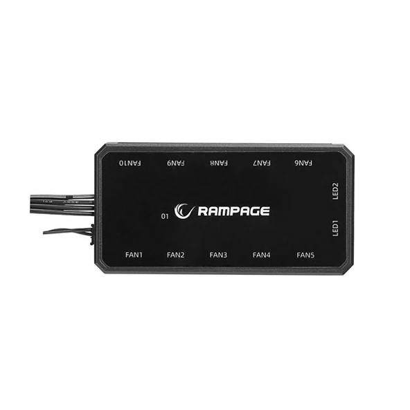 RAMPAGE COOLWIND F3 ARGB Fan + Kumanda 1200RPM Gaming Oyuncu Kasa Fan Kiti 3-lü paket - Resim 5