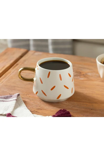 Apaz Stoneware Kupa 350 Ml Turuncu
