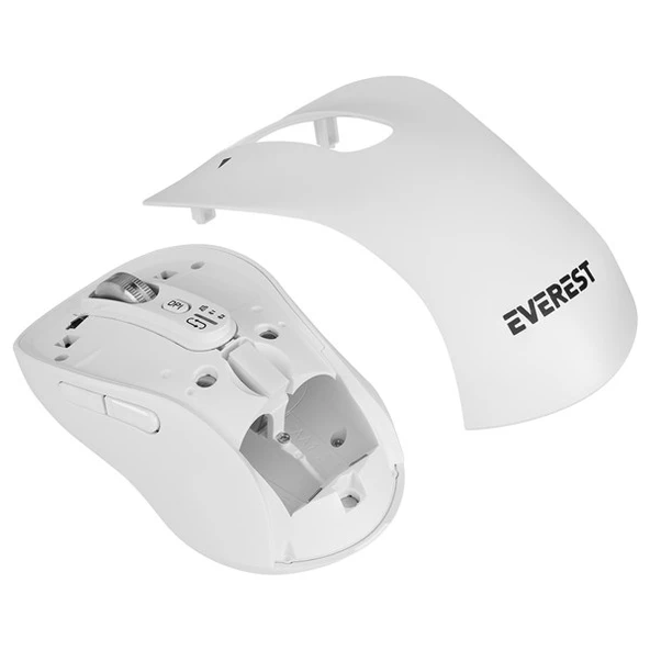 Everest ETERNAL Usb Beyaz 2.4Ghz Kablosuz Mouse - 5