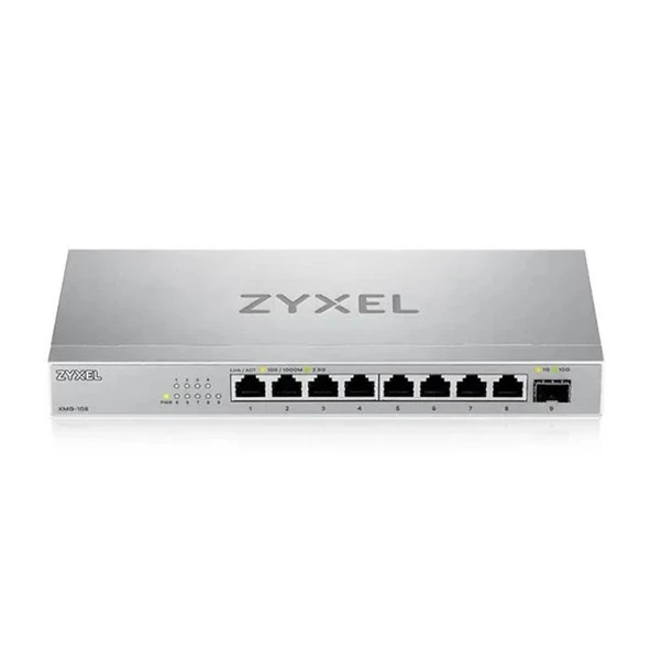 ZYXEL 8port XMG-108 2.5 Gigabit-1-SFP 10GbE Yönetilemez Switch Metal - Resim 3