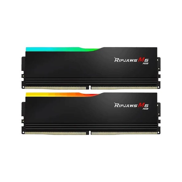GSKILL 32GB (2X 16GB) DDR5 6000MHZ CL36 RGB DUAL KIT PC RAM RIPJAWS M5 F5-6000J3636F16GX2-RM5RK - 1