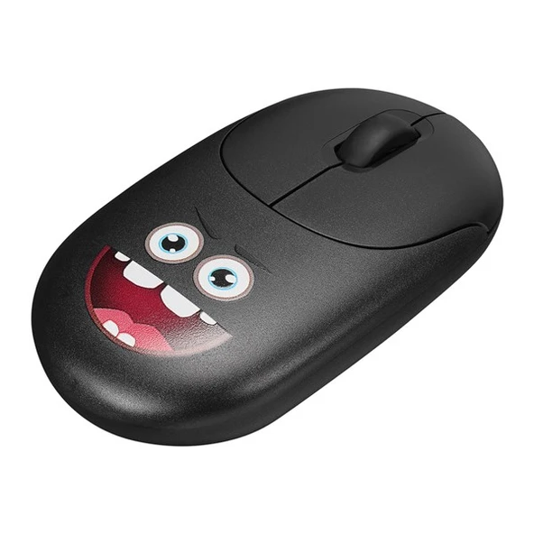 Everest SM-26 FASHION 2.4Ghz Siyah Kabartmalı Kablosuz Mouse - 5