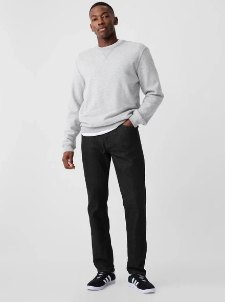 Gap V-Straıght Jeans Düz Kalıp Erkek Kot Pantolon - Resim 3