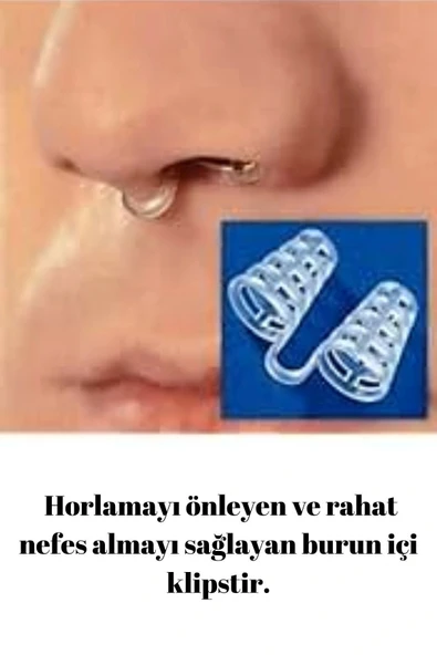 Premium Kesintisiz Uyku Nefes Alıp Vermede Kolaylık Horlama Azaltıcı Burun Delik Aparatı 4 Adet - 5