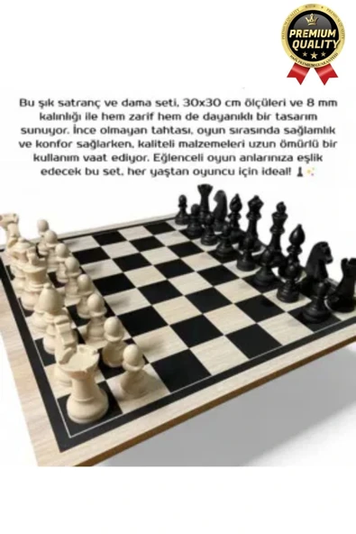 Özel Tasarım Stratejik Öğretici Zeka Geliştirici Çocuk Aile Boyu Etkinlik Eğlence Satranç Dama Seti - 4
