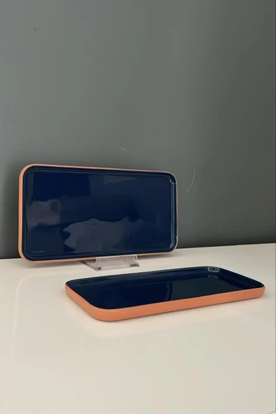 TANTİTONİ RECTA TERRA MAVİ PORSELEN 2 Lİ TABAK SETİ 21,9 CM-25,1 CM