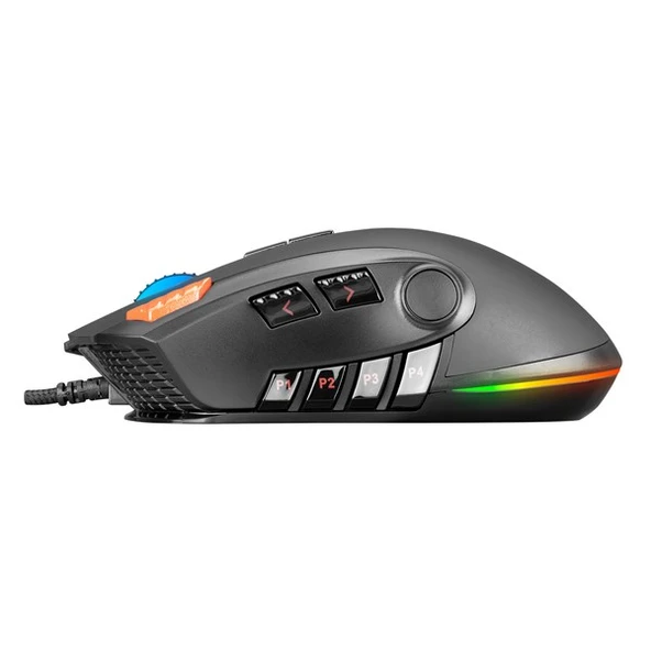 BIOGAME BM-G7 Usb Siyah RGB Gaming Oyuncu Mouse - Resim 4