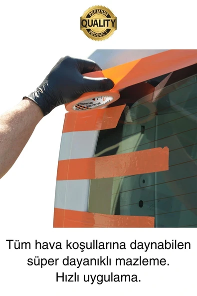 10 Adet İz Bırakmaz 50mmx30mt Araba Montaj Bandı Oto Araç Sabitleme Bant Ekstra Güçlü Suya Dayanıklı - Resim 2