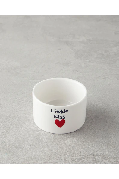 Lovely Stoneware 4'lü Çerezlik 6,5 cm Kırmızı - 2