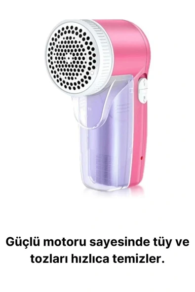 Pratik Taşınabilir Pilli Kıyafet Halı Tüy Toz Tiftik Toplama ve Temizleme Makinesi - 2