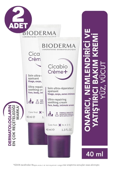 Bioderma Cicabio Creme+ 40 ml 2 Adet