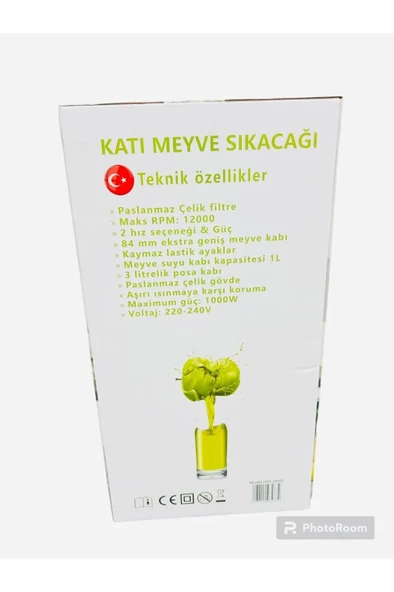 Royal Scale SAYONA SYN-204D Dijital Göstergeli Katı Meyve Sıkacağı - 2