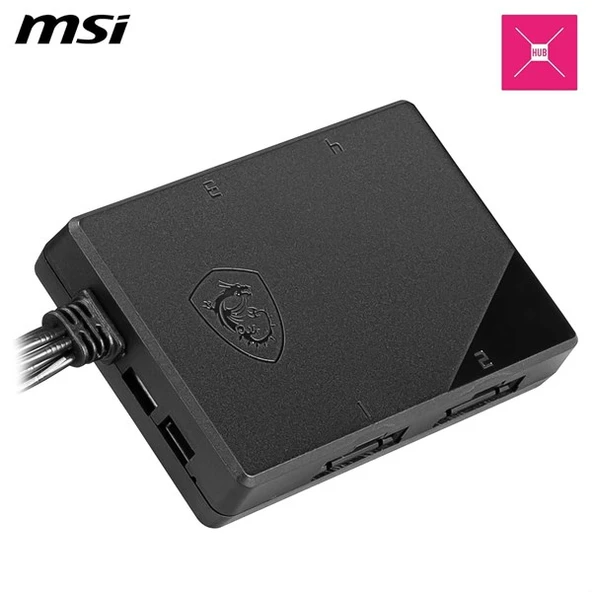 MSI MPG EZ120 ARGB-B KASA FANI+KONTROL ÜNİTESİ 3-lü paket - Resim 5