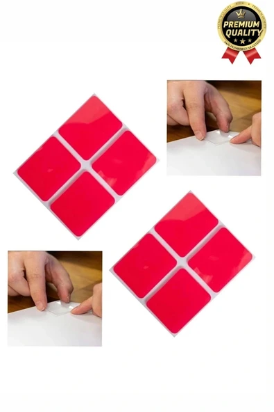 Çok Amaçlı Güçlü Su Geçirmez Hazır Kesilmiş Şeffaf 25x30mm PE Köpük Çift Taraflı Asma Bant-12 Adet - 3
