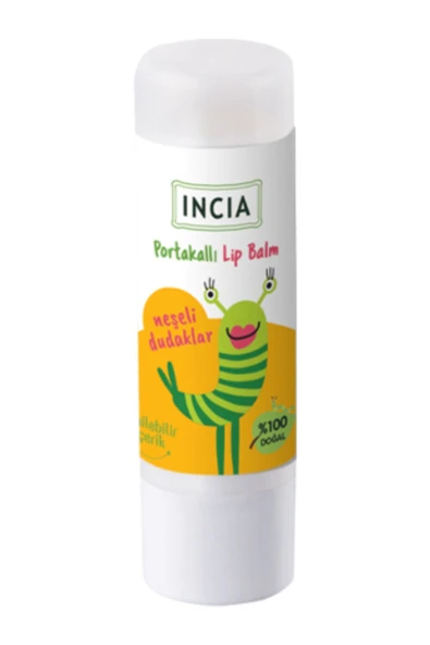 Incia %100 Doğal Çocuklar Için Portakallı Dudak Besleyici 6 gr