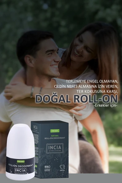 Incia Incıa Doğal Erkekler Için Roll-on Deodorant 50 ml - 2