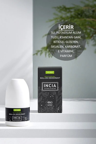 Incia Incıa Doğal Erkekler Için Roll-on Deodorant 50 ml - 5