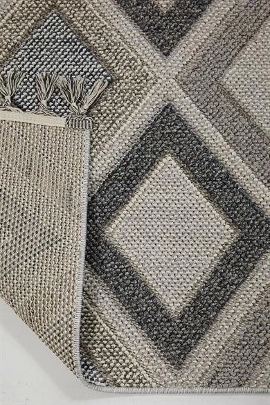 Dekorenti Halı Bukle 1402 Gri - 4