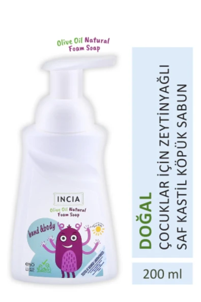 Incia %100 Doğal Köpük Kastil Sabunu 200 ml