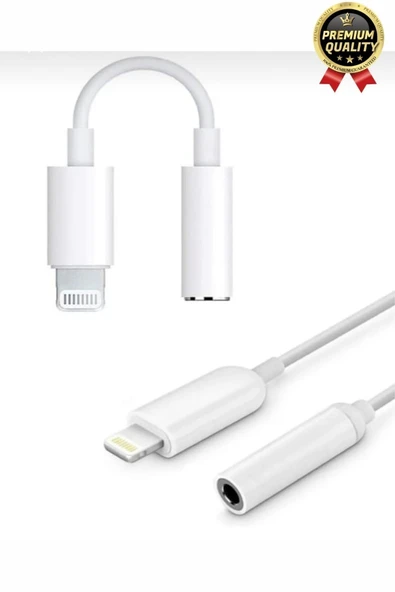 Premium Iphone 15 14 13 12 11 X 8 7 Plus Ipad Kulaklık Uyumlu Lightning Aux Çevirici Dönüştürücü - 3