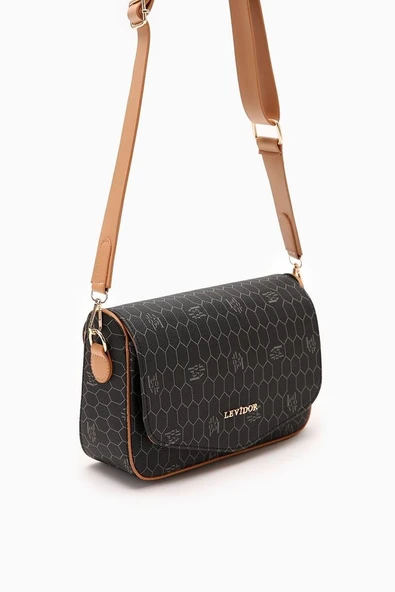 Levidor Siyah Kadın Omuz Çantası 930099 - Resim 3
