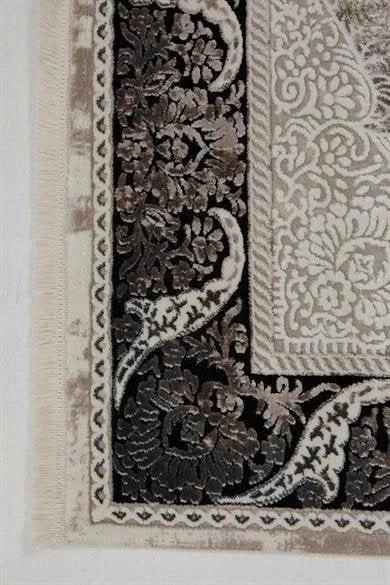 Enti Halı Miras 6805 Gri Siyah - Resim 3