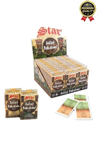 Premium Eğitici Öğretici Kız Erkek Çocuk Aile Anlat Bakalım Kelime Oyunu Mini Tabu Kartları 6+ Yaş - 3