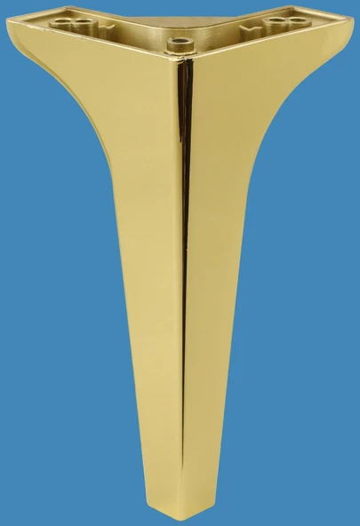 Mobilya Kanepe Sehpa TV Ünitesi Koltuk Ayağı 19 cm Altın Gold Baza Ayak 4 Adet - Resim 5