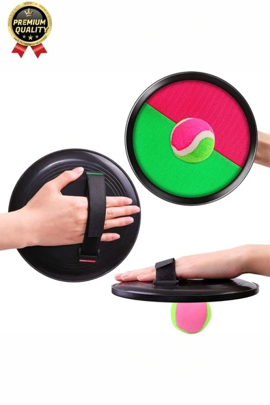Premium Eğlenceli Bahçe Yumuşak Cırtlı At Tut Yakala Cash Ball 2 Yapışkanlı 1 Toplu Oyun Seti 20 Cm - 2