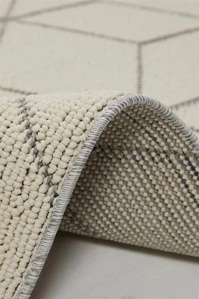 Dekorenti Halı Bukle 1407 Beyaz - Resim 4