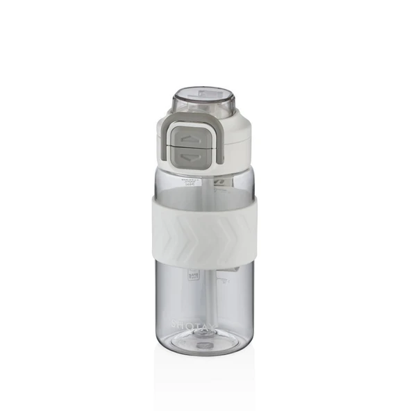 Shotay Direction Su Matarası Tritan Beyaz 600Ml - 1