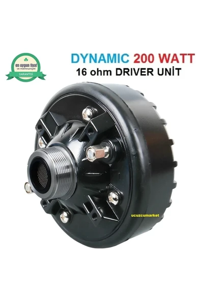 200 Watt 16 Ohm DYNAMIC DRIVER UNİT