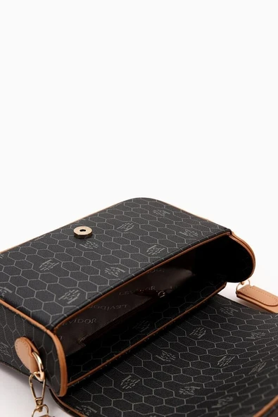 Levidor Siyah Kadın Omuz Çantası 930099 - Resim 4