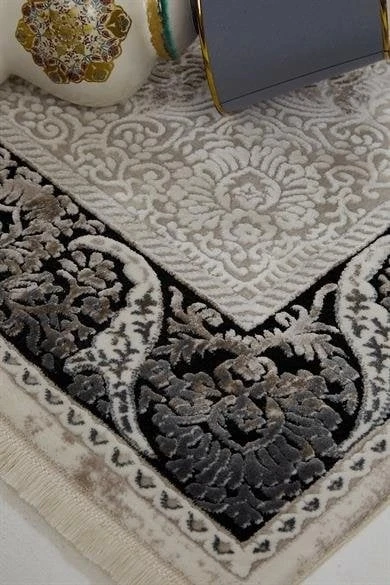 Enti Halı Miras 6805 Gri Siyah - Resim 2