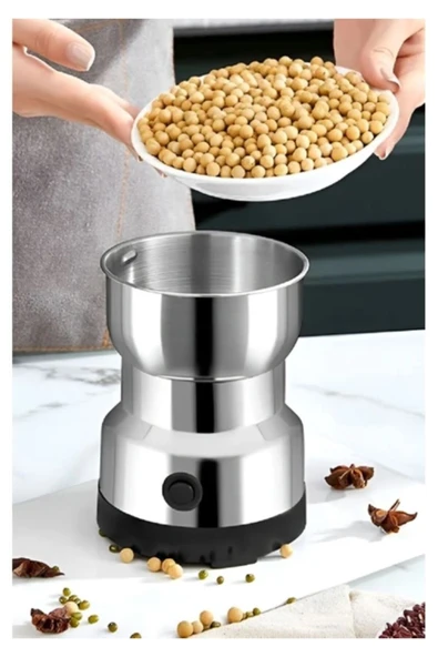 Mini Elektrikli Kahve Öğütücü BigPRO Kahve Çekirdeği Öğütücü Otomatik Fındık Fıstık Baharat Öğütücü